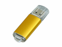 USB 2.0- флешка на 4 Гб с прозрачным колпачком