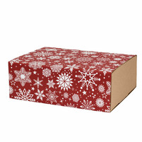 Шубер для подарочной коробки "Снежинки"