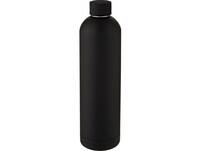 Spring Медная спортивная бутылка объемом 1 л с вакуумной изоляцией , черный