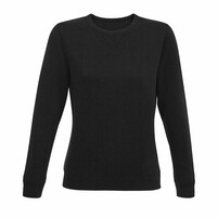 Толстовка женская "Sully Women", черный, 2XL, 80% хлопок 20% полиэстер, 280 г/м2