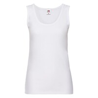 Майка женская "Lady-Fit Valueweight Vest", белый_M, 100% х/б, 160 г/м2
