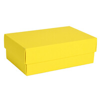 Коробка картонная, "COLOR" 11,5*6*17 см; желтый