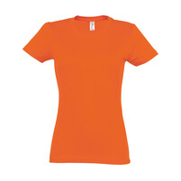 Футболка "Imperial Women", оранжевый_XL, 100% хлопок, 190 г/м2