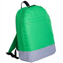 Рюкзак "URBAN",  зеленый/серый, 39х29х12 cм, полиэстер 600D,  шелкография