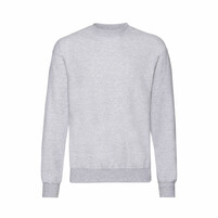 Свитшот с начесом  "Сlassic Set-In Sweat", серый_L, 80% х/б, 20% п/э, 280 г/м2