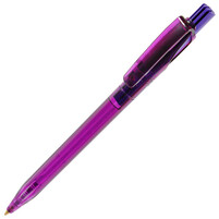 TWIN LX, ручка шариковая, прозрачный фиолетовый, пластик