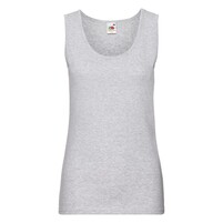 Майка женская "Lady-Fit Valueweight Vest", серо-лиловый_XL, 100% х/б, 160 г/м2