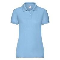 Поло "Lady-Fit 65/35 Polo", небесно-голубой_L, 65% п/э, 35% х/б, 180 г/м2