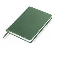 Ежедневник недатированный Campbell, А5,  зеленый, белый блок