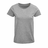 Футболка женская "CRUSADER WOMEN", серый меланж, XL, 100% органический хлопок, 150 г/м2