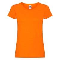 Футболка женская "Original T", оранжевый_M, 100% х/б, 145 г/м2