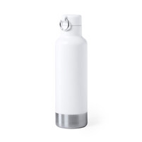 Бутылка для воды PERNAL, нержавеющая сталь, 750мл, белый