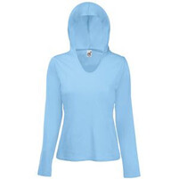 Футболка "Lady-Fit Lightweight Hooded T", небесно-голубой_XS, 100% х/б, 135 г/м2