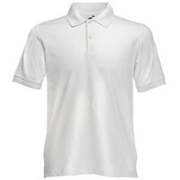 Поло "Slim Fit Polo", белый_S, 97% х/б, 3% эластан, 210 г/м2