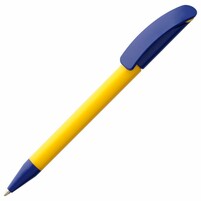 Ручка шариковая Prodir DS3 TPP Special, желтая с синим
