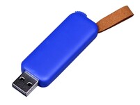 USB 2.0- флешка промо на 16 Гб прямоугольной формы, выдвижной механизм