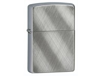 Зажигалка ZIPPO Classic с покрытием Brushed Chrome, латунь/сталь, серебристая, матовая, 38x13x57 мм