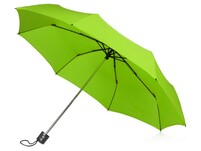 Зонт складной "Columbus", механический, 3 сложения, с чехлом, зеленое яблоко (Р)