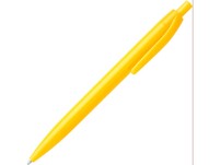 Ручка пластиковая шариковая STIX, синие чернила, желтый