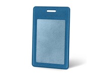 Вертикальный карман из экокожи для карты "Favor", синий