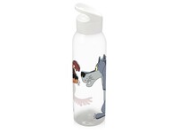 Бутылка для воды "Жил-был Пес», прозрачный/белый