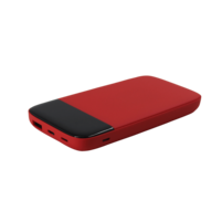 Внешний аккумулятор Bplanner Power 3 ST, софт-тач, 10000 mAh (Красный)